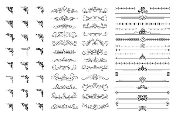 Download Decorative Corners and Dividers - Premium Resources