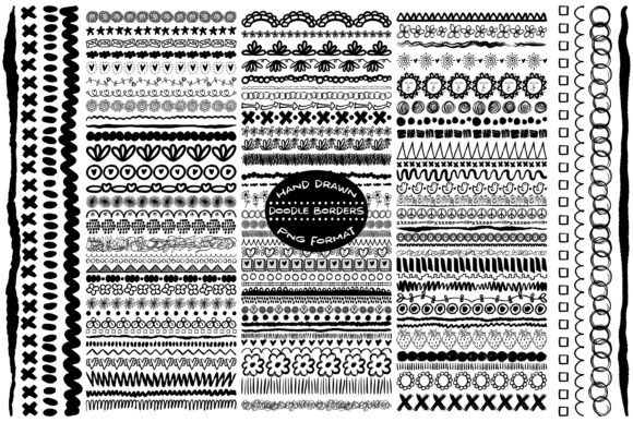 Download Decorative Doodle Borders and Dividers - Premium Resources